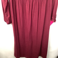 Size M: Ingrid & Isabell Red Long Sleeve Dress