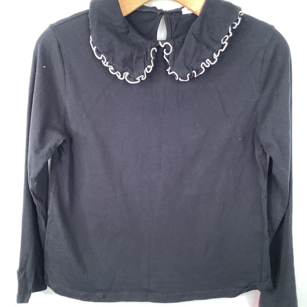 Size 11-12: Zara Black Collared Long Sleeve Shirt
