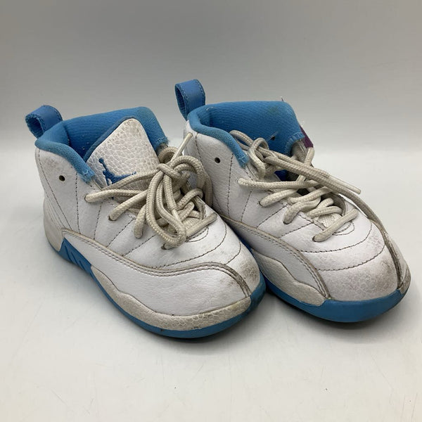 Size 8: Nike Jordan 12 Retro GT White/Blue Sneakers