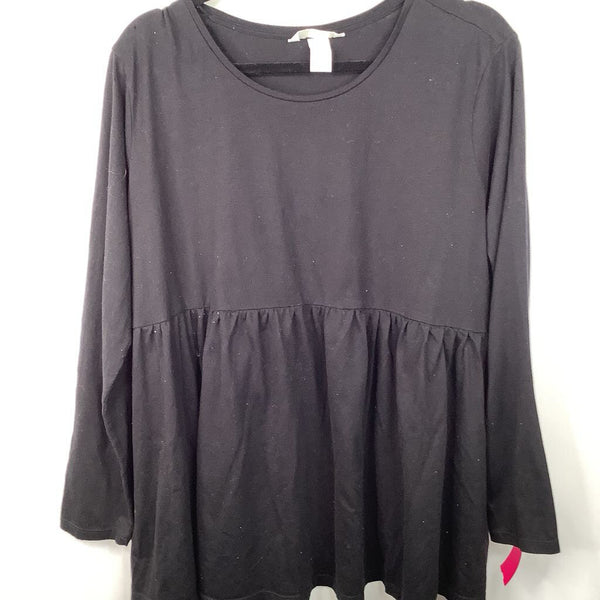 Size XL: H&M Black Long Sleeve Shirt