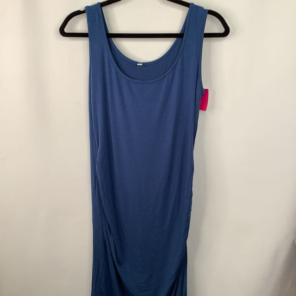 Size M: Blue Tank Dress