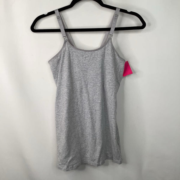 Size XS: A Glow Grey Nursing Tank Top