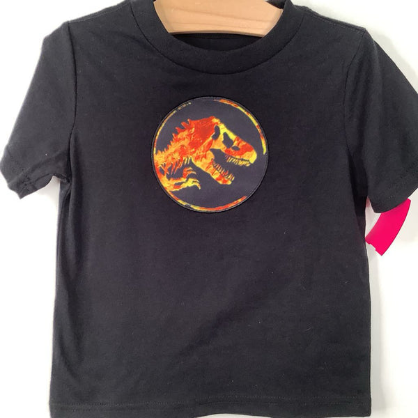 Size 3: Jurassic World Black Dinosaur T-Shirt