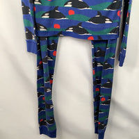 Size 14 (160): Hanna Andersson Blue Orca 2pc PJs