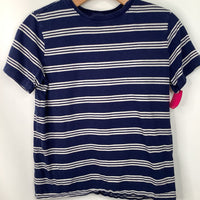 Size 12 (150): Hanna Andersson Navy/White T-Shirt