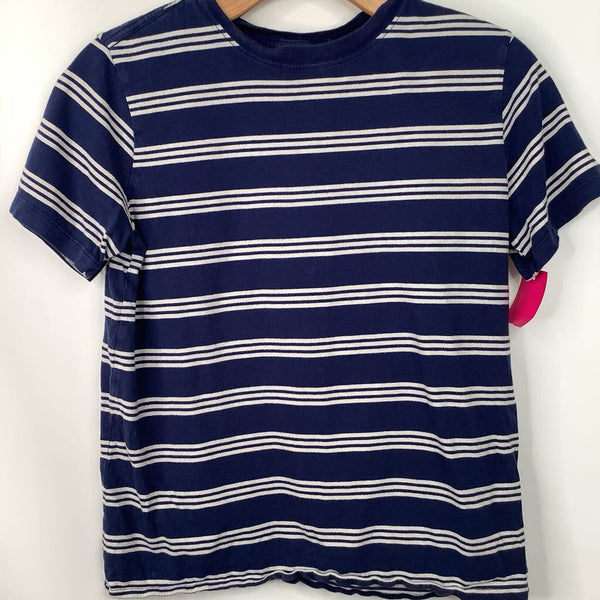 Size 12 (150): Hanna Andersson Navy/White T-Shirt