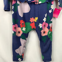 Size 18-24m: Tea Blue Floral Romper