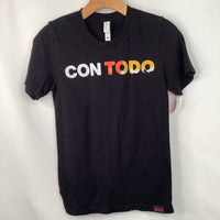 Size 14:Bella Canvas "Con ToDo" Black T-Shirt