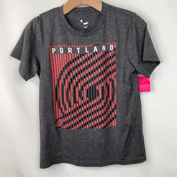 Size 16: Grey/Red/Black Portland Trail Blazer T-Shirt