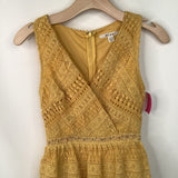 Size 12: Miami Yellow Knitted Sleeveless Dress