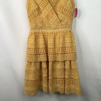 Size 12: Miami Yellow Knitted Sleeveless Dress