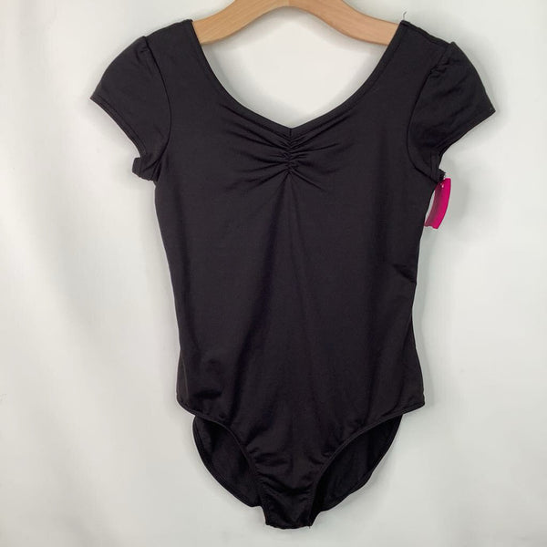 Size 14: Danskin Black Short Sleeve Leotard