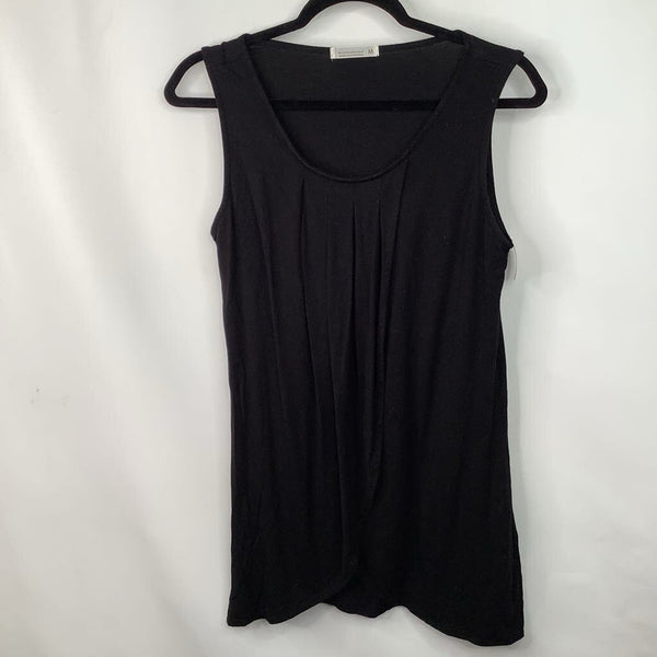 Size M: Black Breast-Feeding Tank Top
