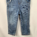 Size 3: OshKosh Denim Butterfly Overalls