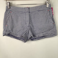 Size 12: Crewcuts Blue White Striped Shorts