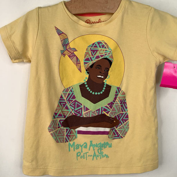 Size 3: Piccolina Yellow May Angelou T-Shirt