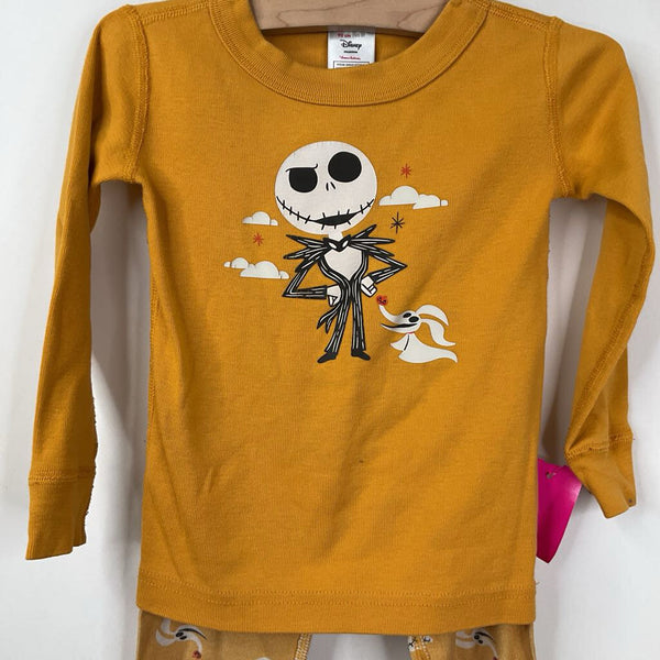 Size 3 (90): Hanna Andersson Disney Yellow Black A Nightmare Before Christmas 2pc Pjs