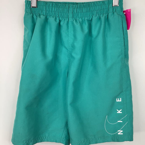 Size 10-12: Nike Blue Swim Trunks