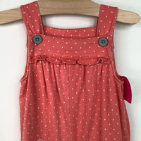 Size 18-24m: Baby Boden Pink Polkadot Mouse Overalls