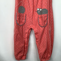 Size 18-24m: Baby Boden Pink Polkadot Mouse Overalls