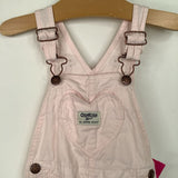 Size 2: OshKosh B'Gosh Pink Heart Pocket Overalls
