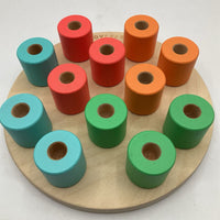 Lovevery Wooden Stacking Pegboard