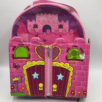 Pink Princess Castle Doll House Play Backpack