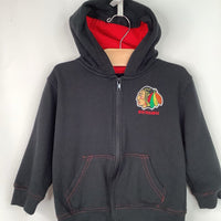 Size 4: Winterhawks Black Zip-Up Jacket