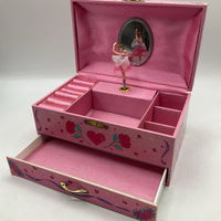 Pink Ballerina Music Jewelry Box