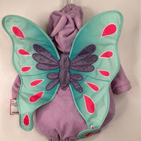 Size 0-6m:Hyde And Eekl Lavender Fleece 2pc Butterfly Costume
