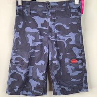Size 8: Levi's Blue Black Camo Shorts