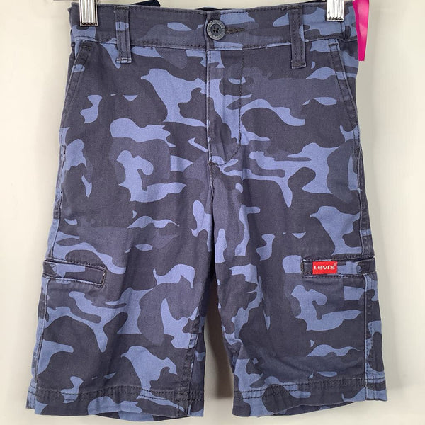 Size 8: Levi's Blue Black Camo Shorts