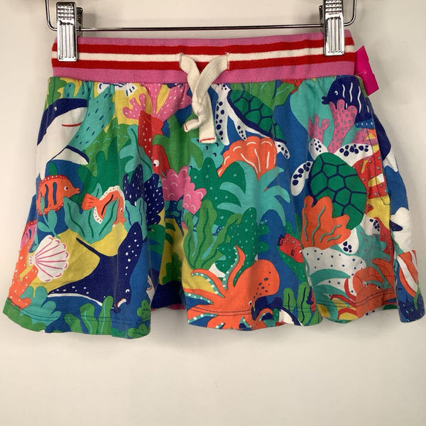 Size 5-6: Mini Boden Colorful Ocean Theme Skort