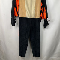 Size 8: Jawswares Tan/Black/Orange Dragon Bat 2 pc Costume