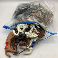 1 Gallon Bag Assorted Playmobil Horses And Figurines