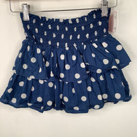 Size 8: Gap Blue White Polka Dot Skirt