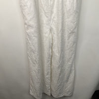 Size 12: Nordstrom White Short Puffy Sleeve Romper