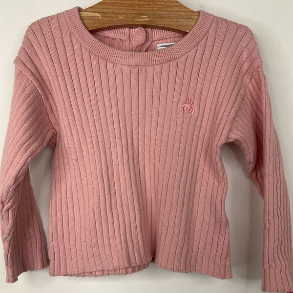 Size 12-18m: Gap Pink Ribbed Sweater