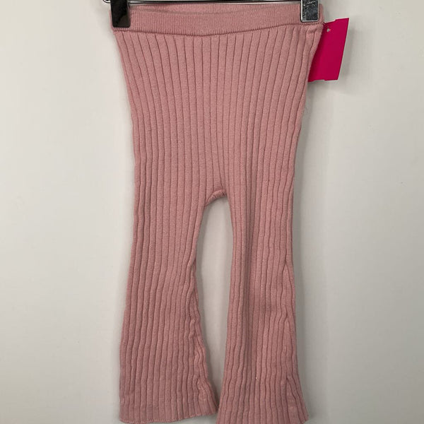 Size 12-18m: Gap Pink Ribbed Leggings
