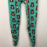 Size 12-18m: Kickee Pants Blue Teddy Bear Print Footed 1pc Pjs