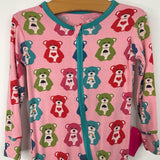 Size 12-18m: Kickee Pants Pink Multi-Color Teddy Bear Print 1pc Pjs