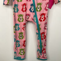 Size 12-18m: Kickee Pants Pink Multi-Color Teddy Bear Print 1pc Pjs