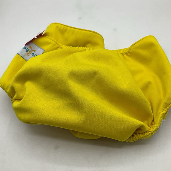 Adjustable Snap Yellow Cloth Diaper