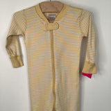 Size 18-24m (80): Hanna Andersson Yellow Striped Footy 1pc PJs