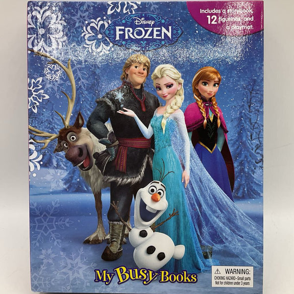 My Busy Books Disney Frozen Book w/ Figurines And Playmat -NEW