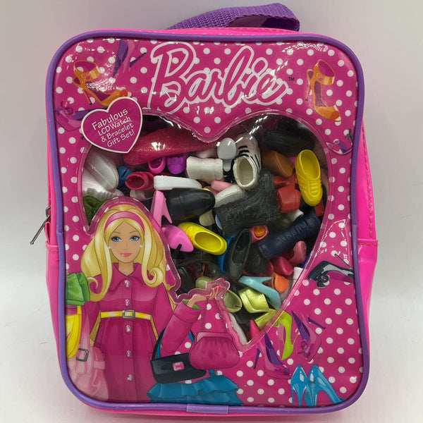 Barbie Shoe Case w/ Assorted Barbie Shoes