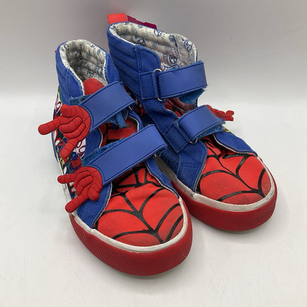 Size 13: Marvel Spider-Man Velcro Strap High Top Sneakers