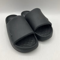 Size 6: Nike Black Slides