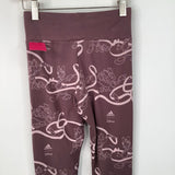 Size 5: Adidas Disney Purple Minnie Print Leggings