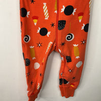 Size 18-24m (80): Hanna Andersson Orange Halloween 1pc PJs
